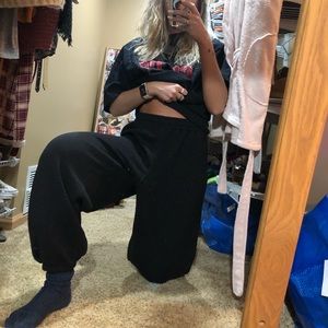 Missguided High waisted oversized sweat pants